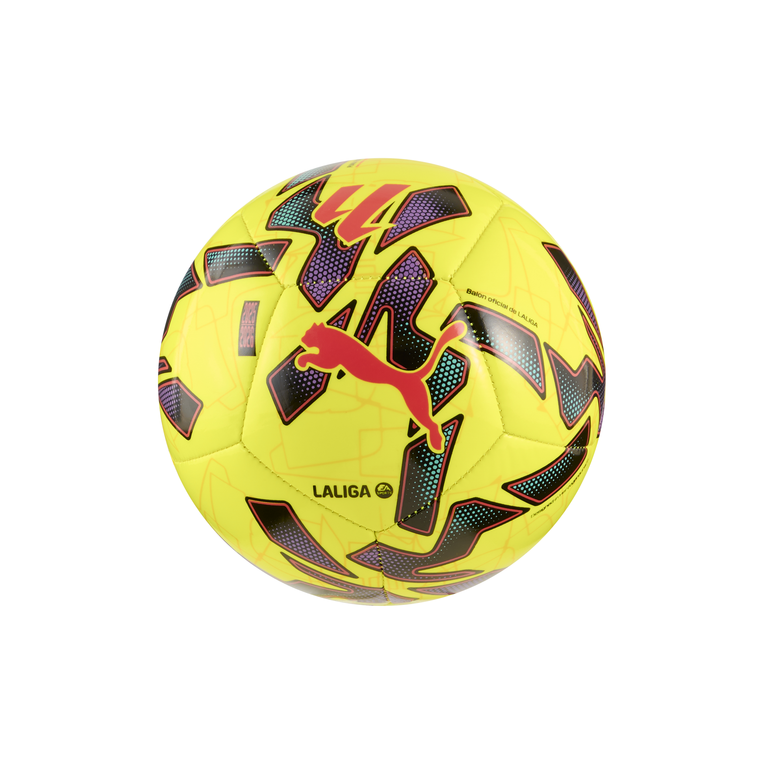 PUMA Orbita LaLiga 1 Mini Soccer Ball - Fluor Yellow